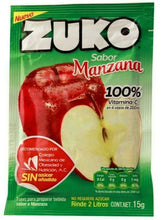 Load image into Gallery viewer, ZUKO Many Flavors No Sugar Needed Makes 2 Liters Of Drink Mix 15g From Mexico