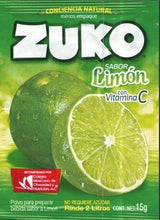 Load image into Gallery viewer, ZUKO Many Flavors No Sugar Needed Makes 2 Liters Of Drink Mix 15g From Mexico