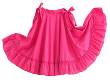 Load image into Gallery viewer, Girls Full Super Wide Skirt One Size Waist For Folkloric Dances New Handmade