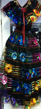 Load image into Gallery viewer, Chiapas Womens Folklorico Traditional Dance Fiesta Dress Set Black or White New