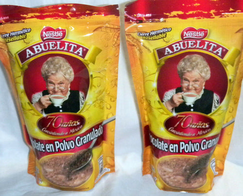 2 X Nestle Chocolate Abuelita Granulado Granulated Make Hot Cocoa Drink 22oz