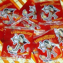 Load image into Gallery viewer, 2 X Miguelito Pulpitas Tipo Chamoy Liquido - Pulp Liquid Mexican Candy 100 Pcs